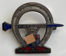 Distintivo Concorso Ippico 1935 Torino Cavalli Equitazione
