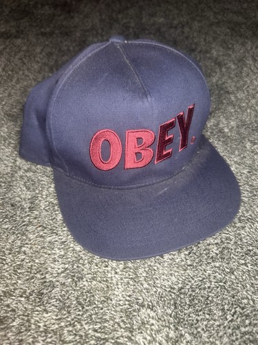 Cappello snapback obey blu - snapback,