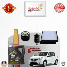 KIT TAGLIANDO FILTRI + OLIO DACIA SANDERO 1.2 16V 55KW 75CV DAL 2010 -> 2012