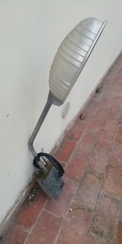 Lampione esterno metallo - lampione,