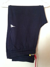 DIADORA tuta pantalone uomo cotone leggera blu Mis 3XL