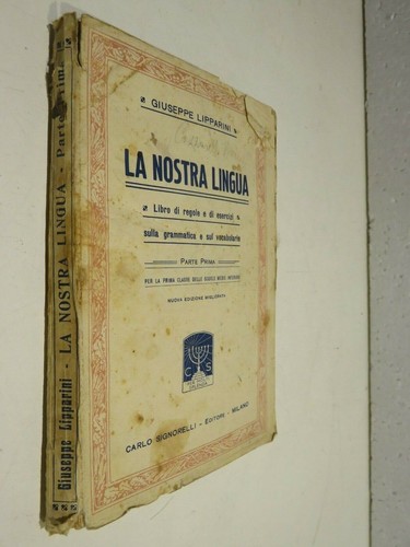 Nostra lingua parte prima - la,