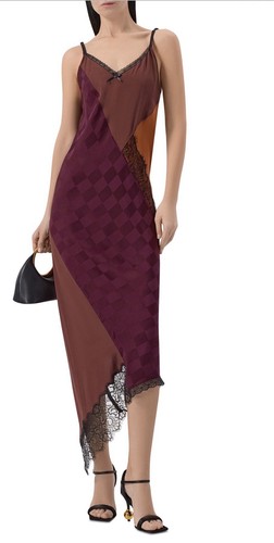 Abito moschino mix media slip - mix,