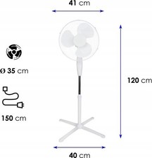 Ventilatore a piantana 45W