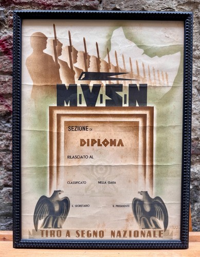 Diploma mvsn tiro segno - diploma,