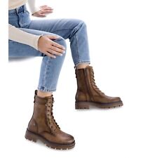 REFRESH ANFIBIO STIVALETTO TRONCHETTO DONNA 171977 CAMEL PELLE ZIP DAL 35 AL 40