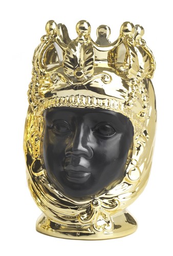 Vaso testa moro donna - moro,