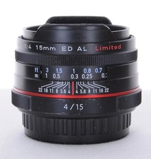 Pentax HD Pentax DA 15 mm f/4 ED AL obiettivo limitato (nero)