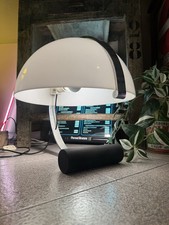 Stilnovo per Artimeta lampada da tavolo in metallo cromato e perspex, anni ’70 