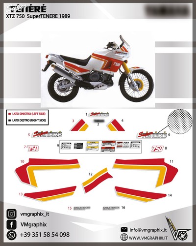 Glitter xtz 750 supertenere - 750,