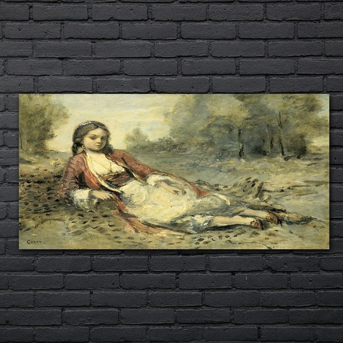 Quadro donna ragazza bosco