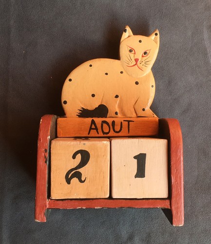 Vintage calendario perpetuo - vintage, da