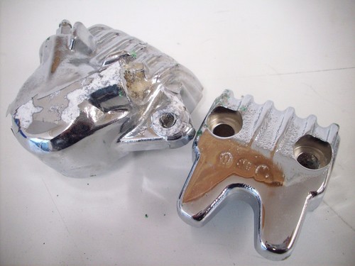 Pinza freno cromata sinistra - , /