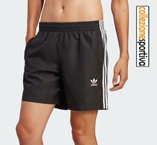 COSTUME ADIDAS ORIGINALS ADICOLOR SHORT SWIM 3 STRIPES HT4406 col. nero/bianco