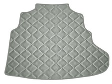 Grigio EcoPelle Trapuntata Tappeto bagagliaio per Mercedes C W205 berlina sedili