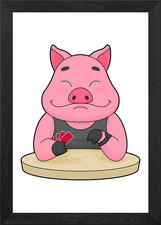 Carte da poker maialino con