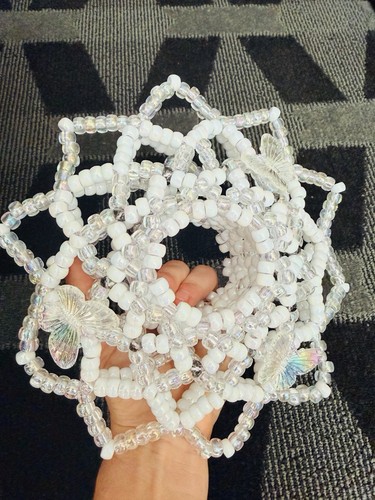 Bracciale kandi bianco - bianco, e