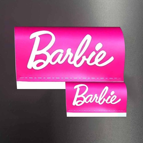 Barbie car sticker label tag - barbie,