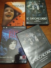 LOTTO 4 DVD K. KIESLOWSKI DECALOGO NON COMPLETO FILM BLU DOPPIA VITA VERONICA