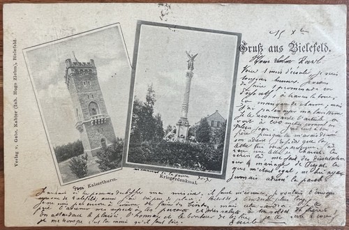 Cartolina bielefeld - bielefeld,