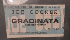 Joe Cocker Biglietto Concerto