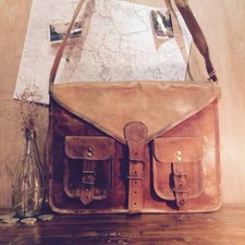 Borsa da uomo in vera pelle
