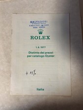 Libretto/ BOOKLET  Rolex