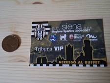 Biglietto Stadio Siena 2006-07