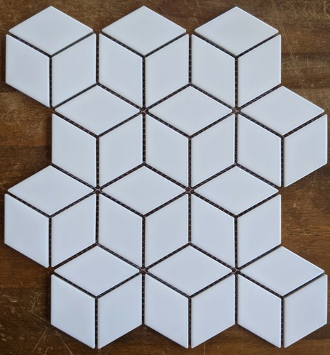 Mosaico porcellana bianco - mosaico,