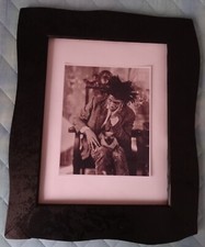 Jean Michel Basquiat - foto b/n James VanDerZee 1982 pagina rivista fotocopiata