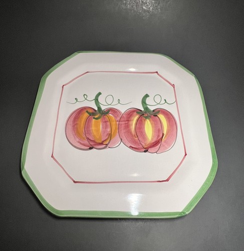 Piatto zucca doppio dipinto - , a