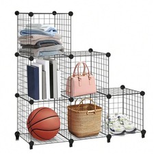 Scaffale organizer 6 cubi filo