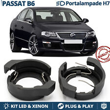 Coppia ADATTATORI montaggio KIT LED H7 per VW PASSAT B6 3C 05-10 Portalampada
