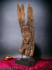 Scultura In Legno Teak Statua