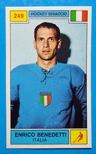 Figurina CAMPIONI DELLO SPORT 1969/70-n.249-BENEDETTI (ITA)-HOCKEY GHIACCIO-rec
