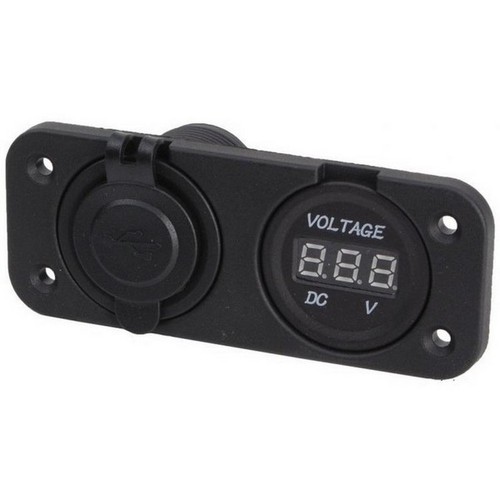 Voltmetro digiatale presa - voltmetro, e