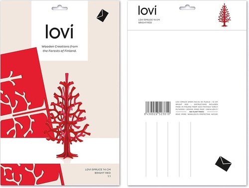 Lovi star rosso mini alberto - star,