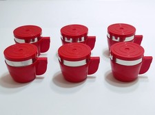 Tazzine caffe INOXRIV set servizio da caffè design vintage Modernariato anni 70