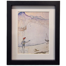 Salvador Dali Naples Framed