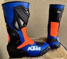 Stivali da moto KTM Scarpe da moto Stivali da moto in pelle da turismo da corsa-