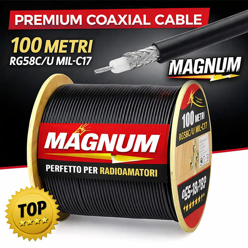 Cavo coassiale rg58 mil - rg58, mil-c-17