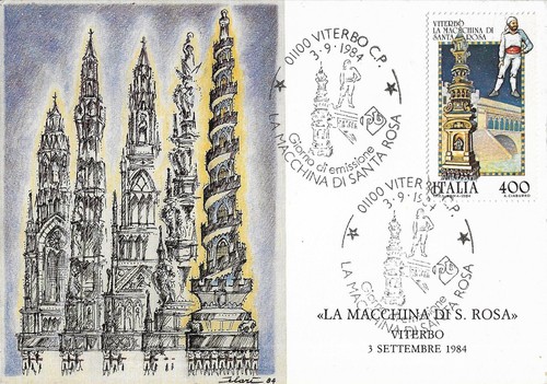 Cartolina maximum viterbo - viterbo,