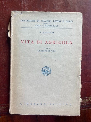 Tacito vita agricola - di,