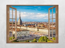 Quadro Finestra Stampa su Tela