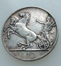 MONETA REGNO V.E.III 10 LIRE