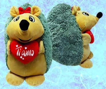 Peluche soft love riccio - soft, cm