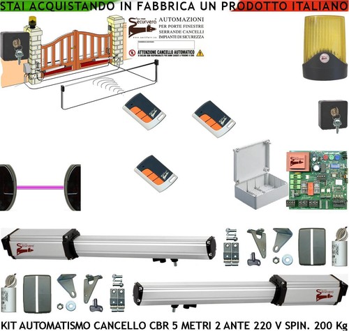 Cancello automatico 2 - 5, mt