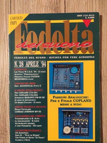 Fedeltà del suono anno 1994 - ,