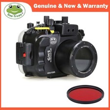 Custodia impermeabile fotocamera subacquea SeaFrogs 40 m/130 piedi per Panasonic GH5