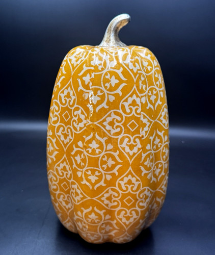 Zucca ceramica decoupage - , 12"